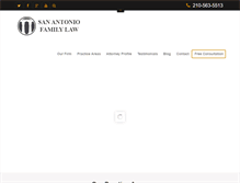 Tablet Screenshot of familylawsanantonio.com